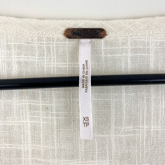 Free People Summer Lovin Knit Oversized Top — Cream (XS) - Picture 5 of 5